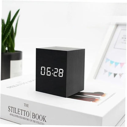 Timecube Mini | LED Digital Alarm Clock with Compact Design for Modern Living Spaces