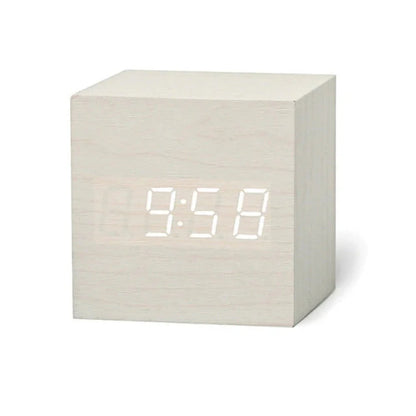 Timecube Mini | LED Digital Alarm Clock with Compact Design for Modern Living Spaces